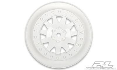 Pro-Line F-11 +3mm Offset SC Rims, white for SC10 4x4 (2)