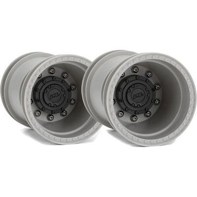 Pro-Line Clodbuster Brawler 2.6" Rims, gray-17.5mm offset (2)