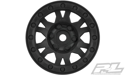 Pro-Line Impulse 1.9" Black Plastic Internal Bead-Loc Rims for Rock Crawler-Front or Rear (2)