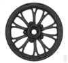 Pro-Line Pomona Drag 2.2" Front Wheels with 12mm Hex, black (2)