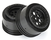 Pro-Line Showtime+ Drag 2.2-3.0" Wide Rear Wheels with 12mm Hex, black (2)