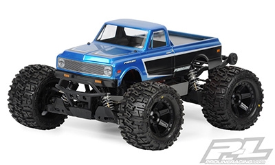 Pro-Line 1972 Chevy C-10 Body for Stampede/Stampede 4x4 Clear Body, requires painting