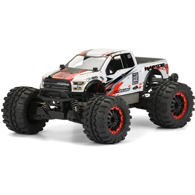 Pro-Line 2017 Ford F150 Raptor Stampede Clear Body, requires painting