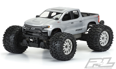 Pro-Line Stampede 4x4/Pro-MT 4x4 2019 Chevy Silverado Z71 Trail Boss Clear Body, requires painting