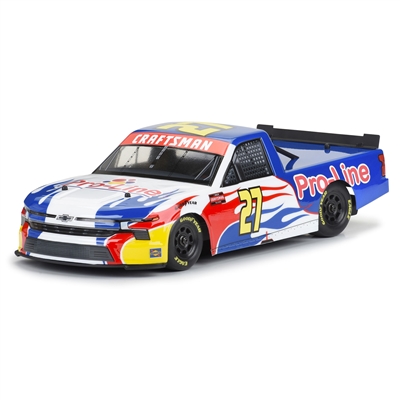 Pro-Line Pre-Cut 2024 Chevy Silverado Truck Clear Body: Losi NASCAR