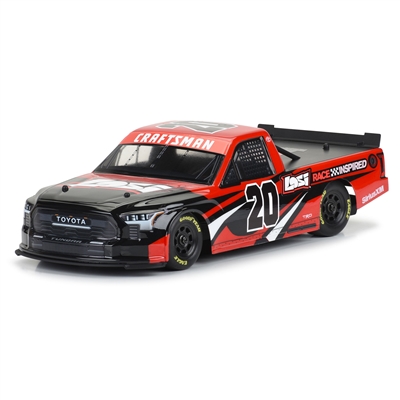 Pro-Line Pre-Cut 2024 Toyota Tundra Truck Clear Body: Losi NASCAR