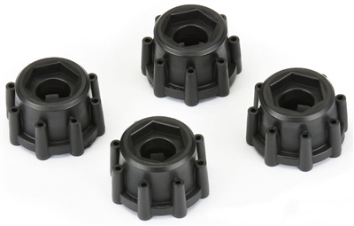 Pro-Line 8x32 to 17mm Hex Adapters for Pro-Line 3.8" Wheels (4)