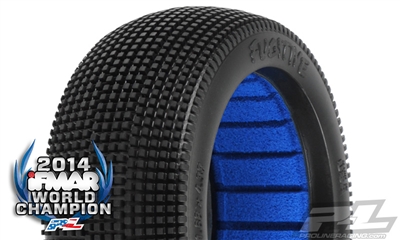 Pro-Line 1/8th Buggy Fugitive X4 Super Soft Tires with inserts (2)