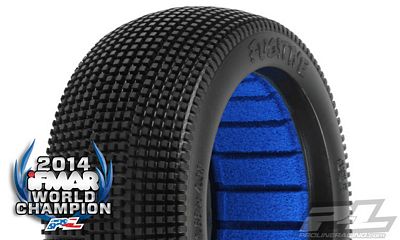 Pro-Line 1/8th Buggy Fugitive M4 Super Soft Tires with inserts (2)