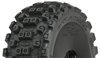 Pro-Line Badlands MX M2 (medium) Off-Road 1:8 Buggy Tires Mounted on Black Rims (2)