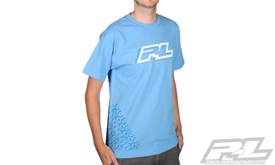 Pro-Line Treads T-Shirt, Light Blue - Medium