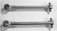 R1 Wurks Xray T3/T4 52mm Aluminum Swing Shafts, 7075-T6 (2)