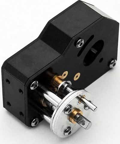 RC4WD R2 All Metal Transmission With Disconnect, Black