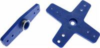 Racer's Edge Servo Horn-Futaba, Blue (2 Pieces)