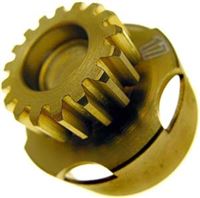 Racer's Edge 1/8th Clutch Bell, 17t, Titanium Nitride Coated