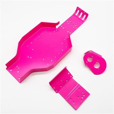 Racer's Edge RC10 Tub Chassis Set, Powder Coated Pink