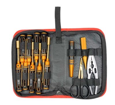 Racer's Edge Large Handle Metric Tool Set w/Bag (13pcs)