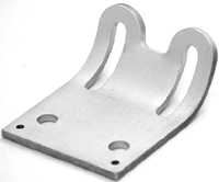 Racer's Edge GT Rear Bumper/Skid Plate, Silver Aluminum