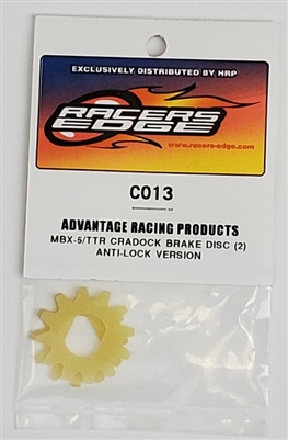 Racer's Edge Mugen MBX5 Cradock Brake Disc Set, Antilock Version (2)