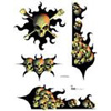 Racer's Edge Skull & Cross Bone Decal Sheet