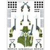 Racer's Edge Gun Man Decal Sheet