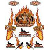 Racer's Edge Sizzlin Decal Sheet-8.5" x 11" 
