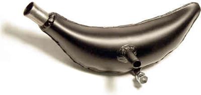 Ritter Cycle Racing T-Maxx 2.5/3.3 Tuned Exhaust Pipe, Black, Side EXIt