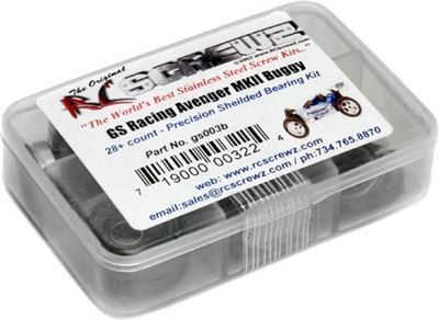 R/C Screwz GS STORM Avenger Mk.Ii Bearing Set (28)