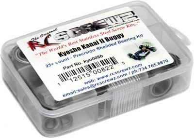 R/C Screwz Kyosho Kanai II Metal Shielded Bearing Set