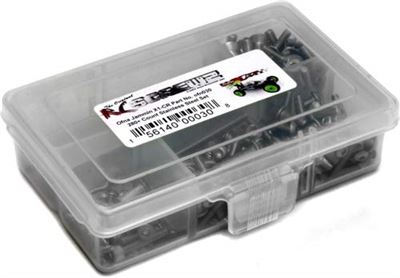 R/C Screwz Jammin X1-CR Buggy Screw Set, Stainless Steel