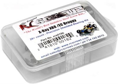 R/C Screwz X-Ray XB8/EC Bearing Set