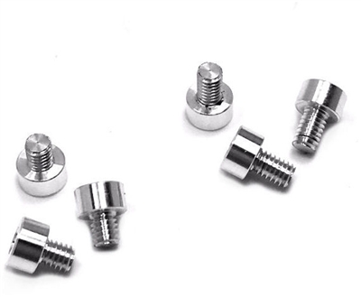 Revtech X-Factor Screw Kit, silver aluminum (6)