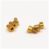 Revtech X-Factor Screw Kit, gold aluminum (6)