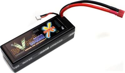 disc.  Revtech 8000mAh 7.4v 2s Quad Cell Lipo Battery Pack-WSDeans Plug