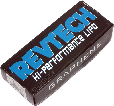 Discontinued, Revtech 4200mAh 7.4v 2s 110c LCG Shorty Graphene High Voltage LiPo Battery Pack with 5mm bullets