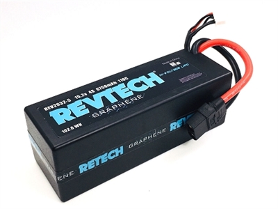.Revtech 6750mAh 15.2v 4s 110c  Graphene High Voltage LiPo Battery Pack with XT90 plug