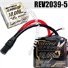 Revtech 2S 7.4V 10000mah 220C LIPO Drag Racing Battery, XT90