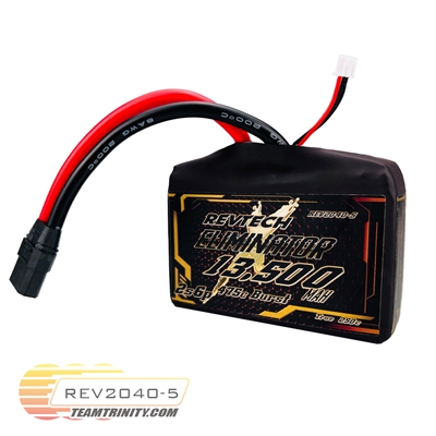 Revtech 2S 7.4V 13500mah 250C LIPO Drag Racing Battery, XT90