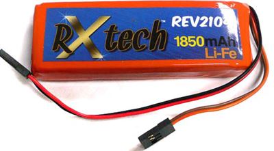 Revtech 1850mAh 6.6v Life Receiver Battery Pack, Flat