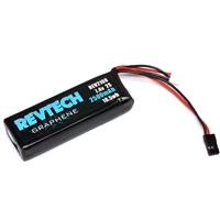 .Revtech 2400mAh 2S 7.4v Graphene Lipo Flat Receiver Battery Pack