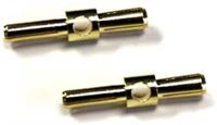 Revtech 4/5mm Gold Plated Charger Bullet Connectors (2)