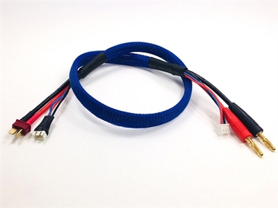 Revtech Lightening Leads Pro Charging Cables For Deans, blue