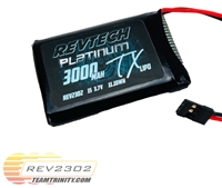 Revtech 3000mAh 1S 3.7v Platinum Sanwa M17 Lipo Transmitter Battery Pack