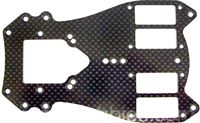 Robitronic Scalpel Lower Chassis Plate, 1.5mm Carbon