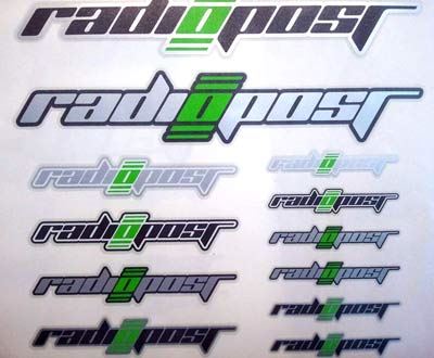 Radiopost Radiopost Sticker Sheet