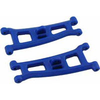 RPM SC10/T4/Gt2 Front A-Arms And Bulkhead, Blue