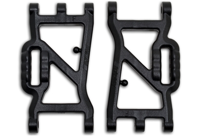 RPM Front A-Arms for Associated Rival MT10, black (2)