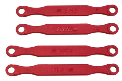 RPM Camber Link Set for BL2 Versions of Traxxas 4x4 Vehicles, Red (4)