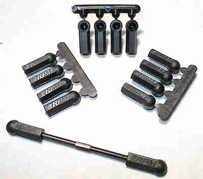 RPM 4-40 Heavy Duty Rod Ends, Black (12)