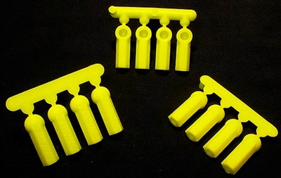 RPM 4-40 Heavy Duty Rod Ends, Yellow (12)